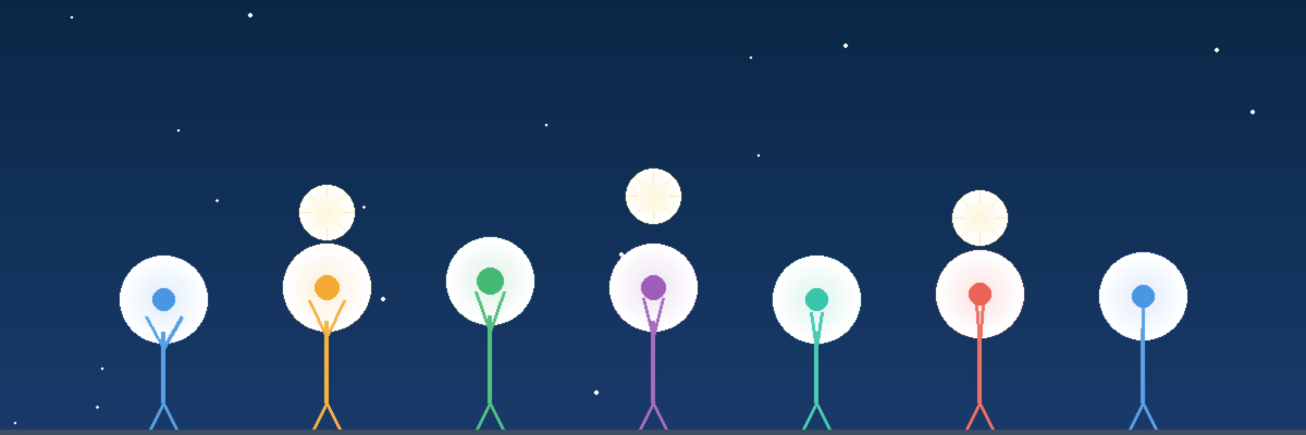 Students engaged in technology learning